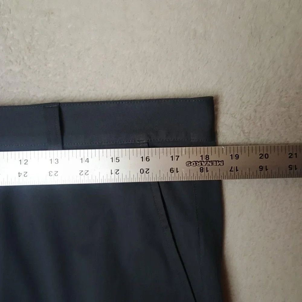 Rhone Pants Men 34x29 Gray Commuter Slim Chino Microfiber Stretch Travel Golf